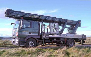 46m Truck mounted access platform